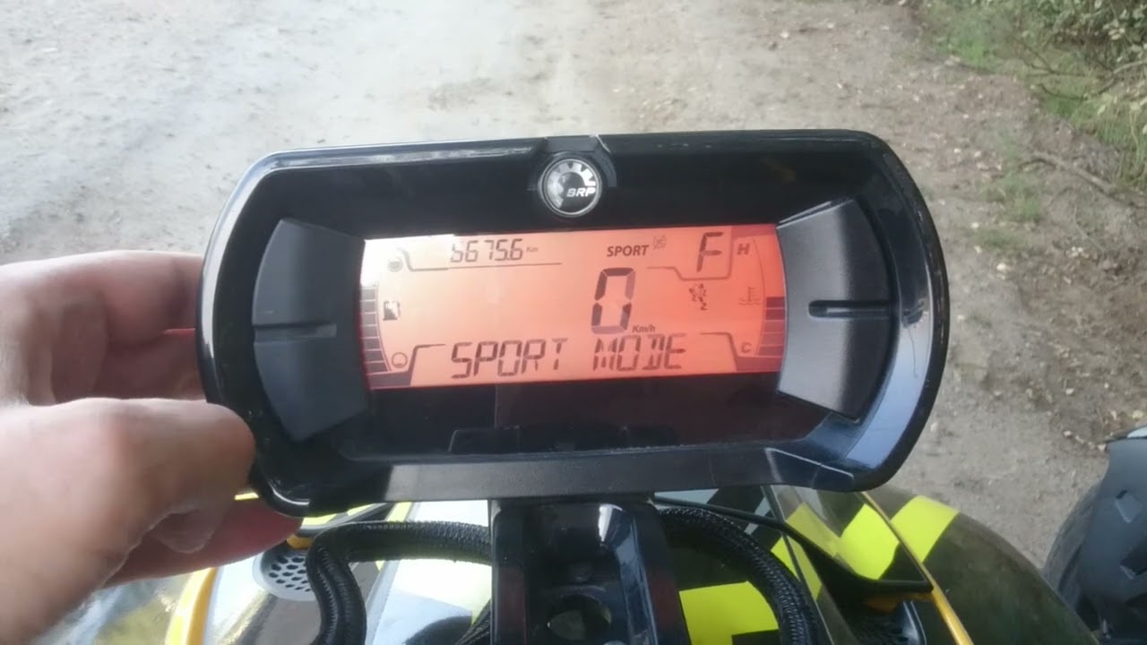 2021 Can-Am Ryker 900 Rally Edition, how to engage Sport mode.