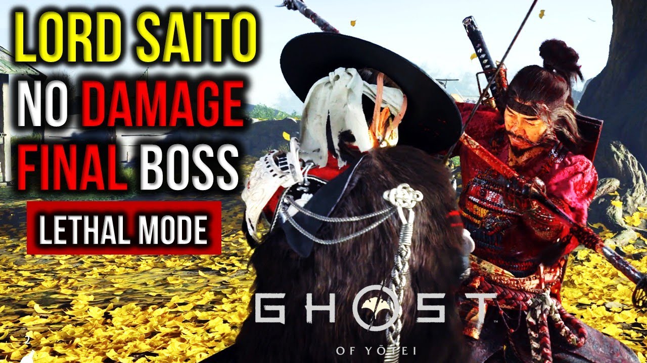 Lord Saito No Damage | Final Boss Ghost of Yotei Lethal Difficulty | No Spoilers