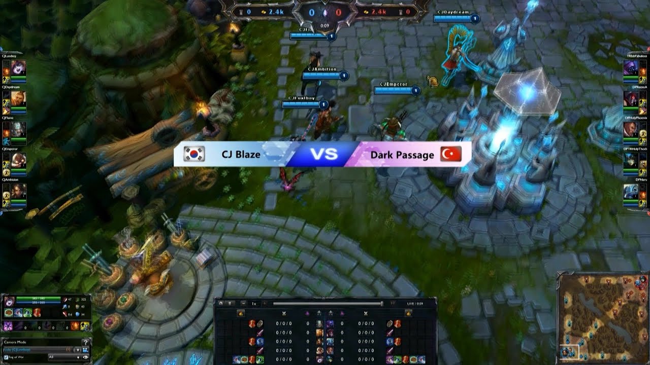 [WCG2013] GF League of Legends : (Set1) CJ Blaze vs Drak Passage -English