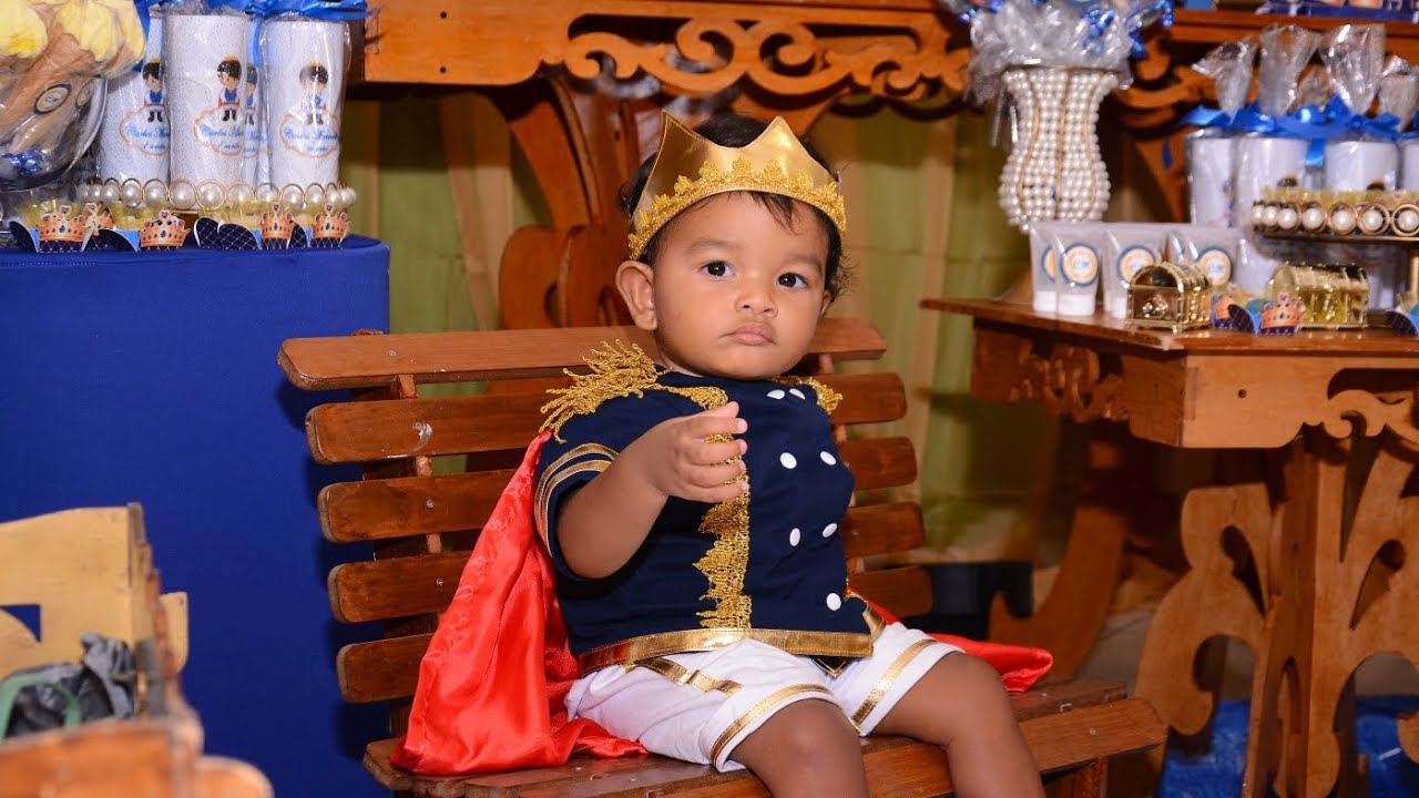 Aniversário 1 aninho de Carlos Manoel - Festa Príncipe Realeza 👑