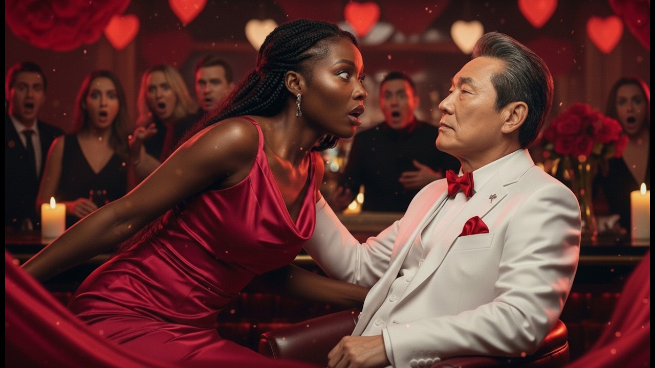 On Valentine's Day, A poor Black Girl kissed an Old Man without realizing he was a Korean Mafia Boss