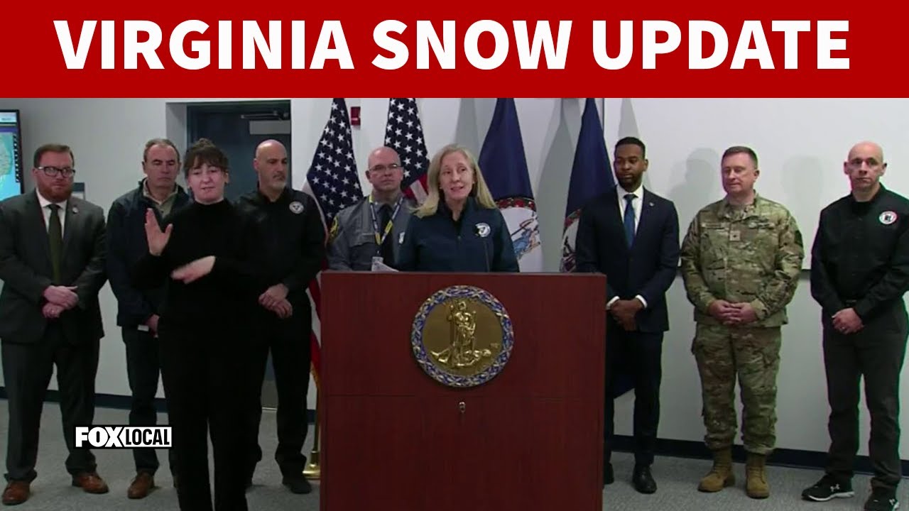Virginia officials give update on winter storm preparations | FULL PRESS CONFERENCE