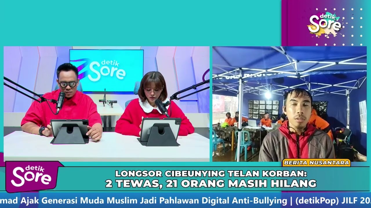 Longsor Cibeunying Telan Korban: 2 Tewas, 21 Orang Masih Hilang