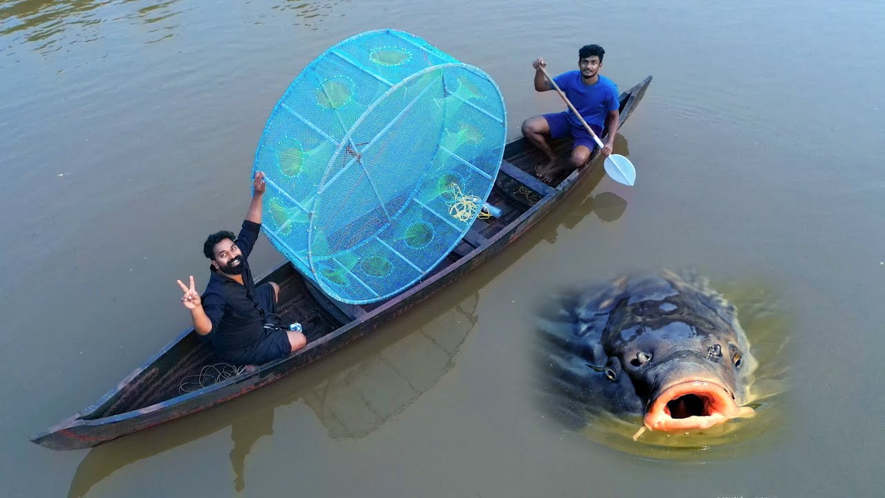 Big Fish Trap | ഒരു ചെറിയ വലിയ മീൻ പിടുത്തം | M4 Tech |