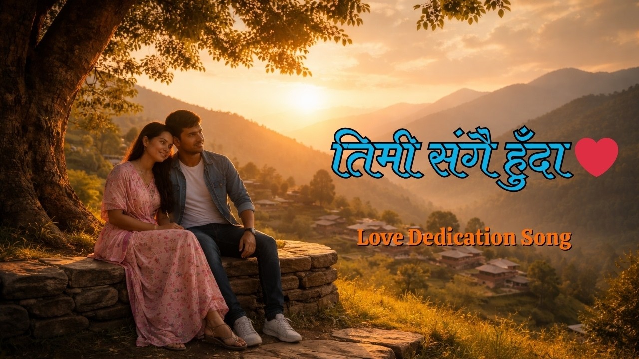 Timi Sangai huda❤️ |  Romantic Nepali Lofi Song  | Love Dedication Song