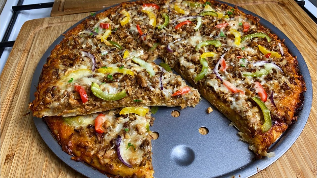 ПИЦЦА С КУРИЦЕЙ JERK || ЛУЧШАЯ ДОМАШНЯЯ ПИЦЦА || КУХНЯ ТЕРРИ-ЭНН