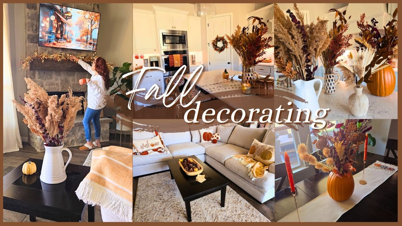 2024🍂COZY FALL DECORATE WITH ME: simple fall decor, fall diy, fall home tour #falldecor #fall2024