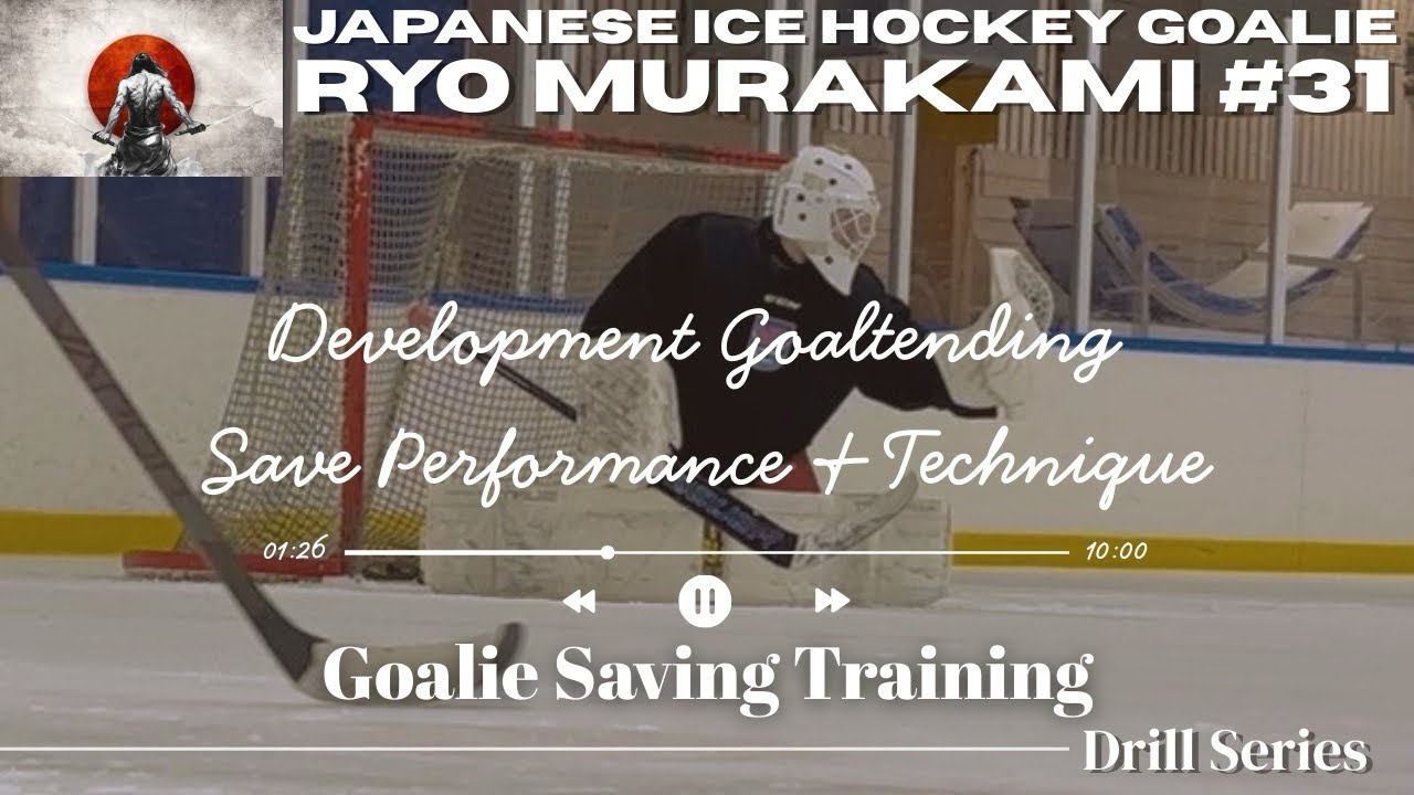 Goalie Saving Training Series #7 Closed Skill 【Slot Pass & Post to Face off Spot Square Saves】 