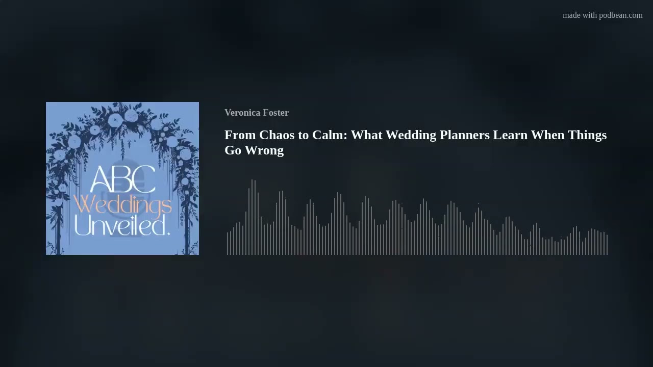 From Chaos to Calm: What Wedding Planners Learn When Things Go Wrong