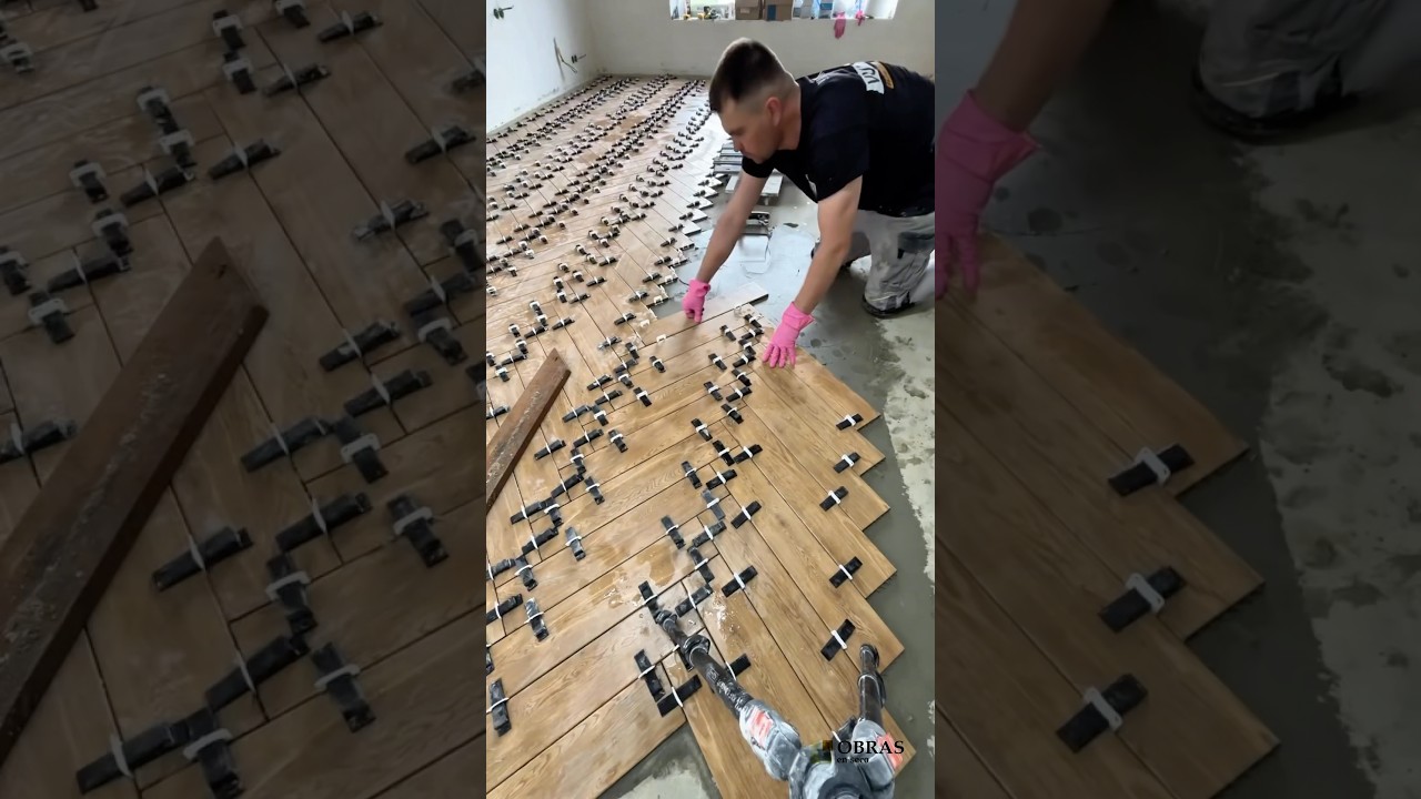 ✨ Instalaci&oacute;n de cer&aacute;micas en estilo espiga