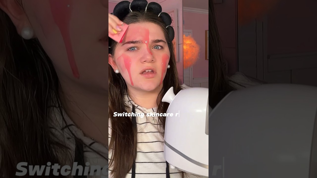 I switched skincare routine&rsquo;s with my mom *2hr skincare routine*👀💀