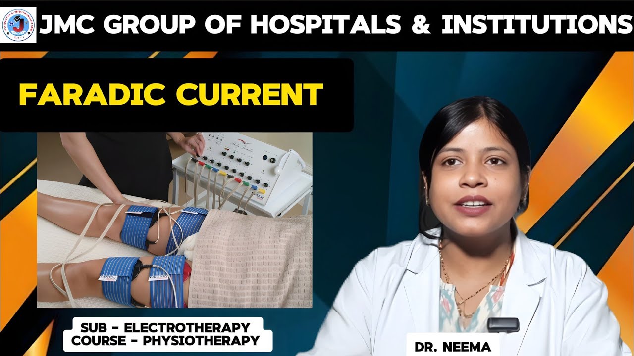 Faradic current in physiotherapy in hindi | types of current | electrotherapy #onlineclasses 
