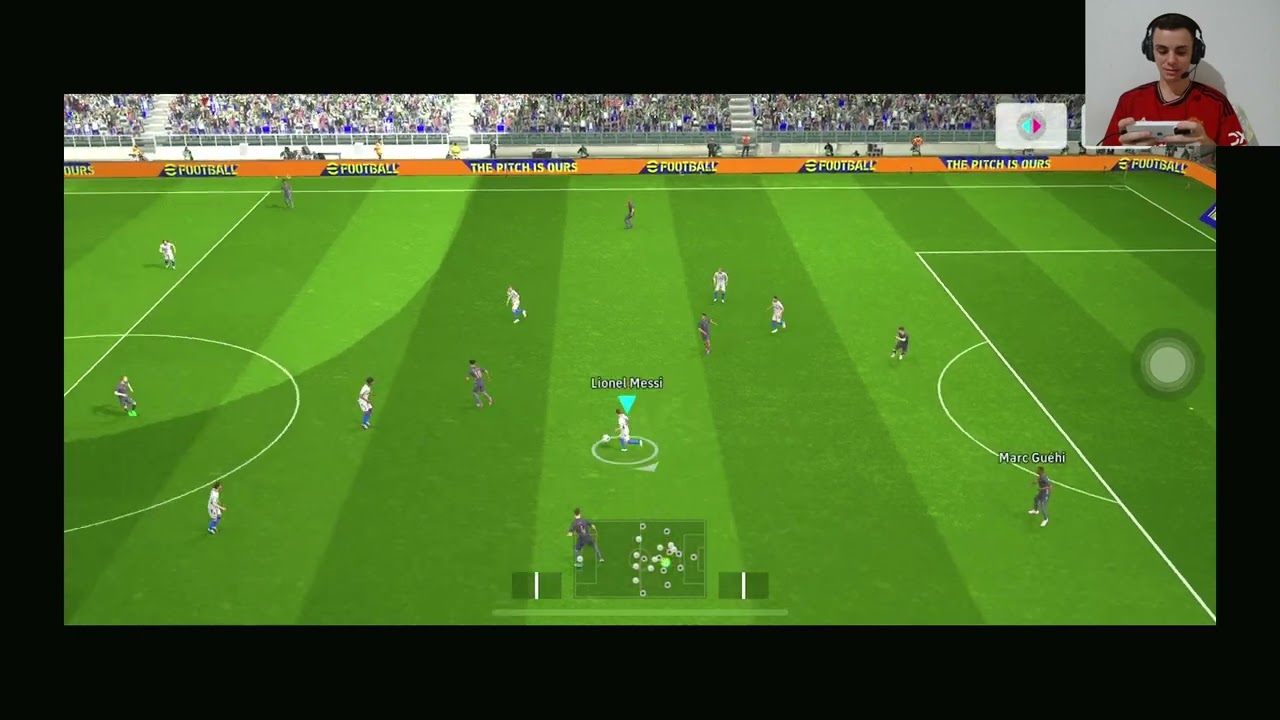 COMANDOS NO TOCAR E DESLIZAR NO EFOOTBALL 25 MOBILE