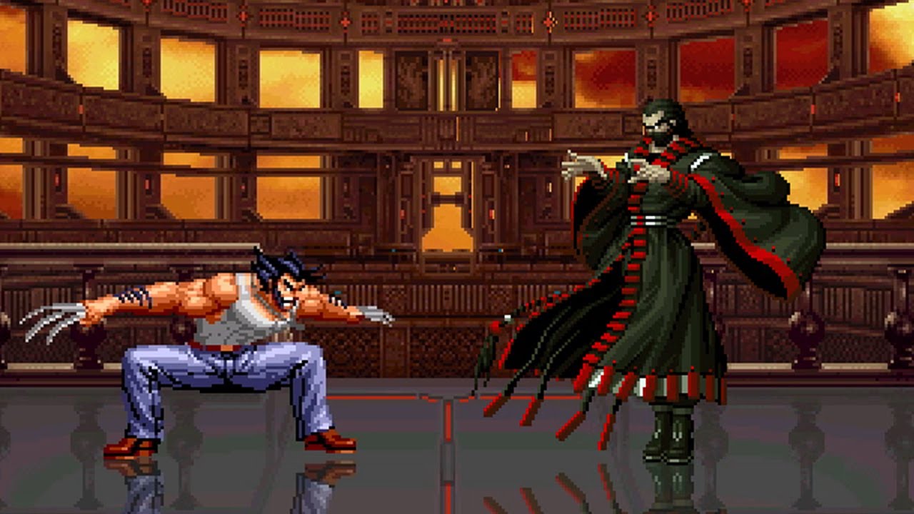Mugen - Wolverine (Logan) vs. Ron (KOF) - 金鋼狼, 羅根 vs. 龍