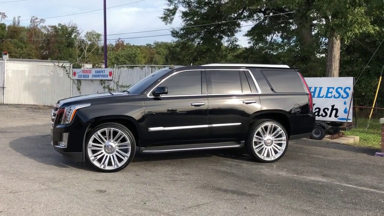 2015 Cadillac Escalade Short-Sleeve on 26 Platinum Replica’s