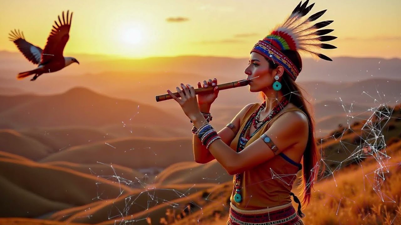 American Indian Flute - Listen 5 Minutes A Day And All Illnesses Will Disappear, Release Stress