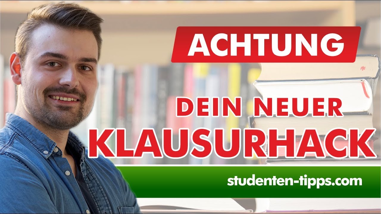 KLAUSURHACK! So lernst du erfolgreich mit Musterklausuren und Altklausuren😎 Studenten- Tipps