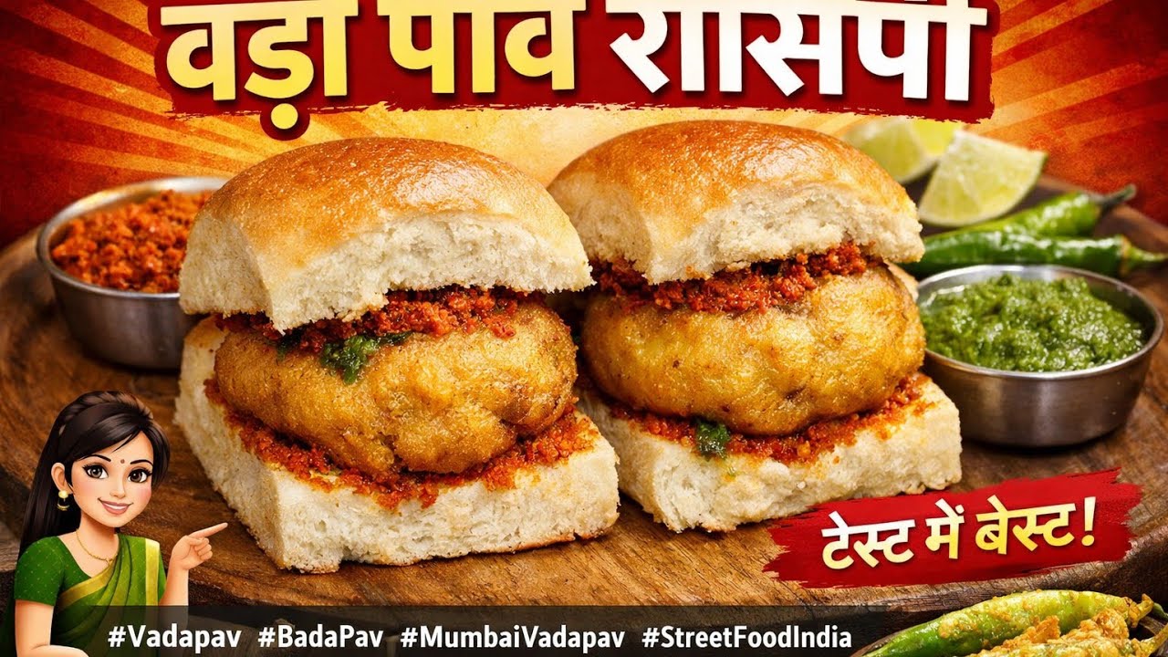 मुंबई स्टाइल बड़ा पाव 😋 | घर पर आसान और टेस्टी वड़ा पाव.....#BadaPav #MumbaiVadapav #food #viral 