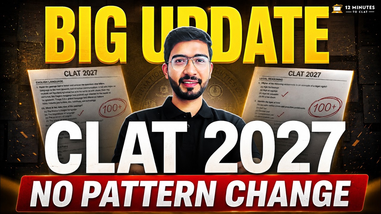 CLAT 2027 Official Update: Exam Pattern & Syllabus Confirmed! | Consortium Press Release