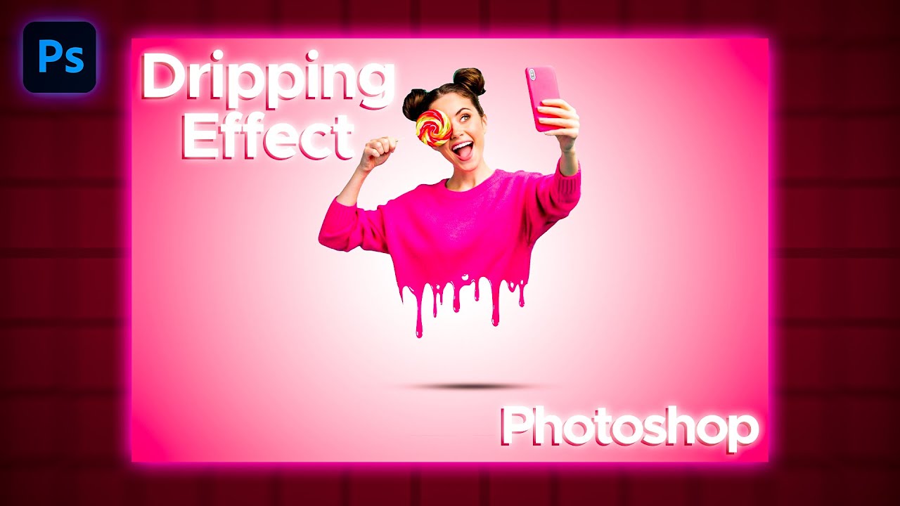 Dripping Effect Photoshop Tutorial | Creative Social Media Post Design | tips and tricks
