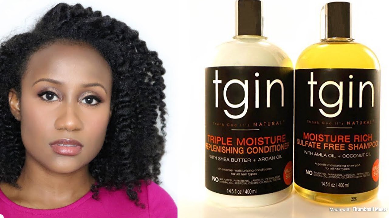NATURAL HAIR: TGIN Shampoo and Conditioner REVIEW