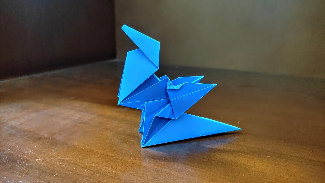How To Make Origami Easy Dragon - Origami Dragon Easy - Easy Origami