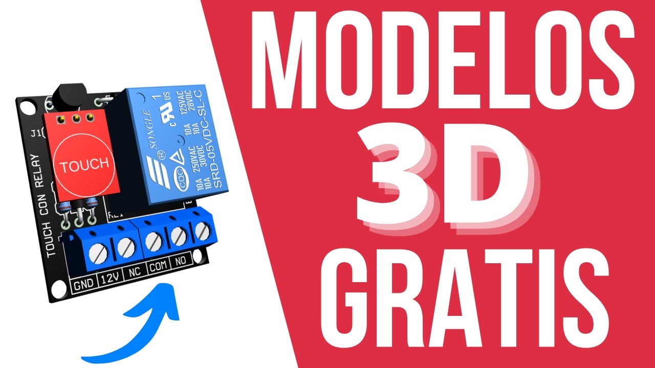 MODELOS de Componentes 3D GRATIS para tus PCBs