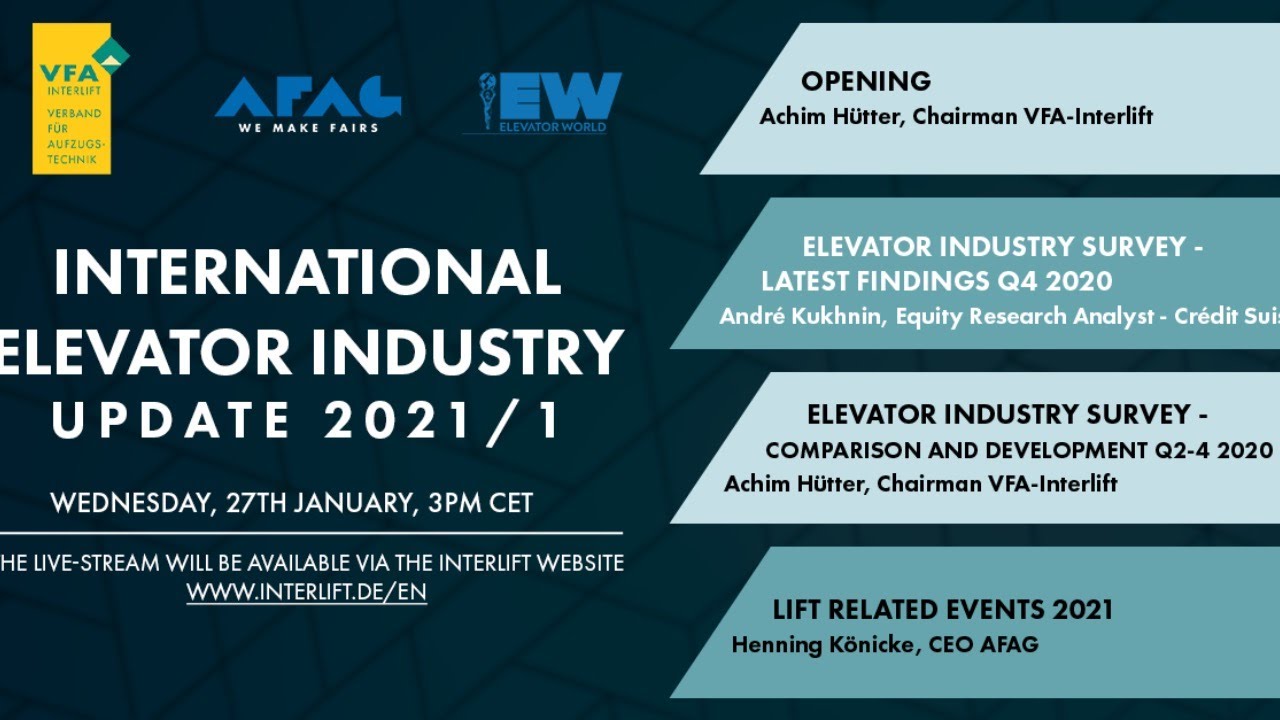 International Elevator Industry Update 2021/01