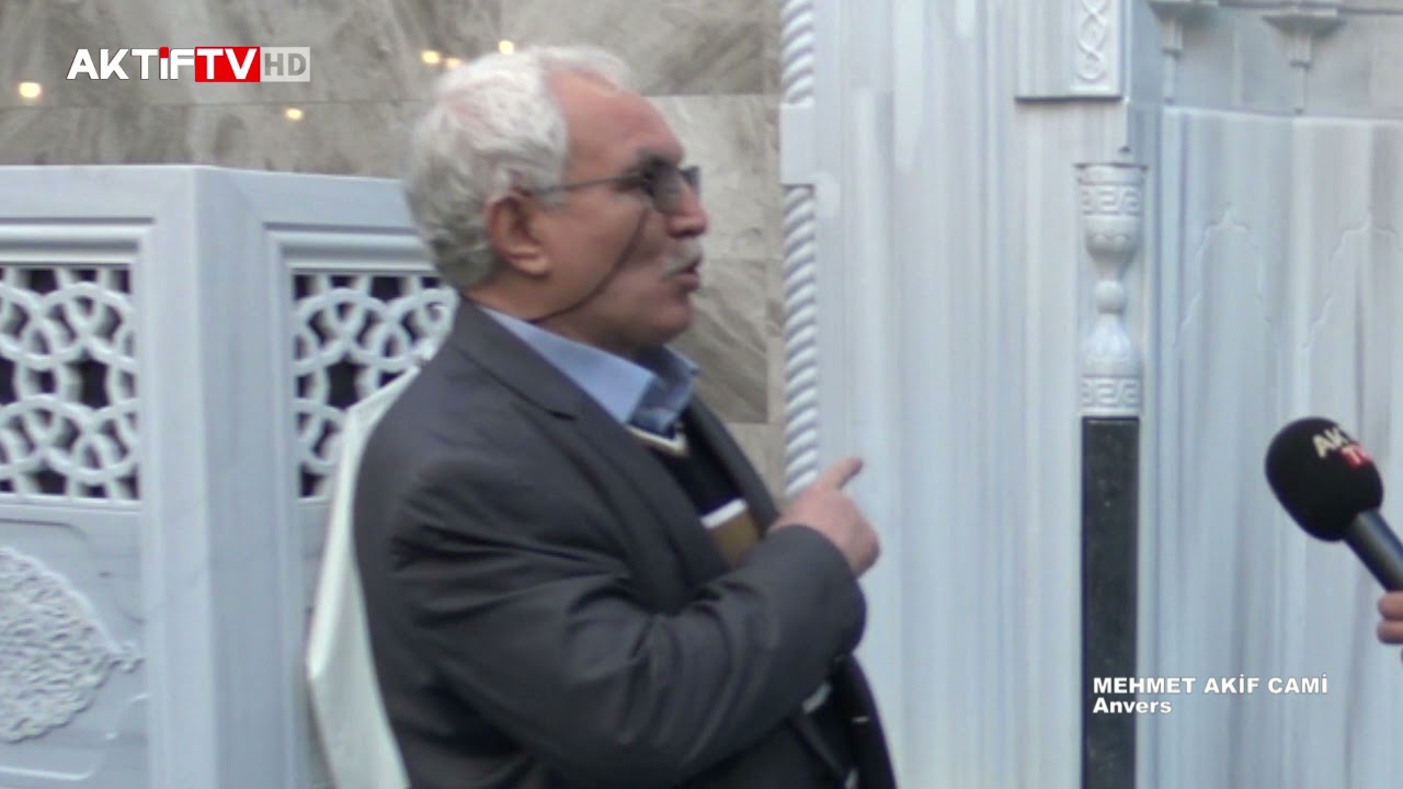 Anvers Mehmet Akif Cami'de sona doğru! (Aktif Mikrofon)