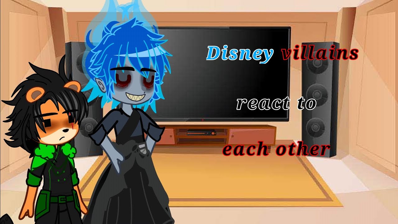 Disney villains react to each other || I came back with the milk