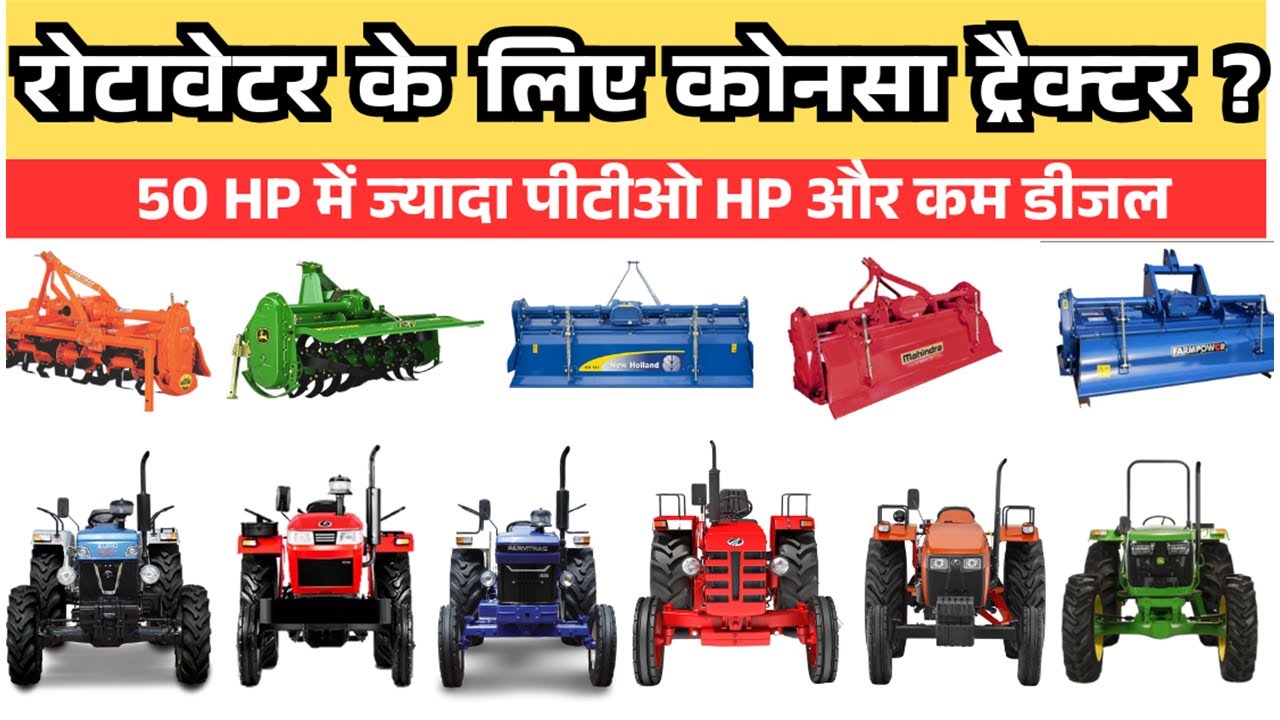 Top 50 HP Tractors for Rotavator in 2026 | Part 2 | Modified Thoughts