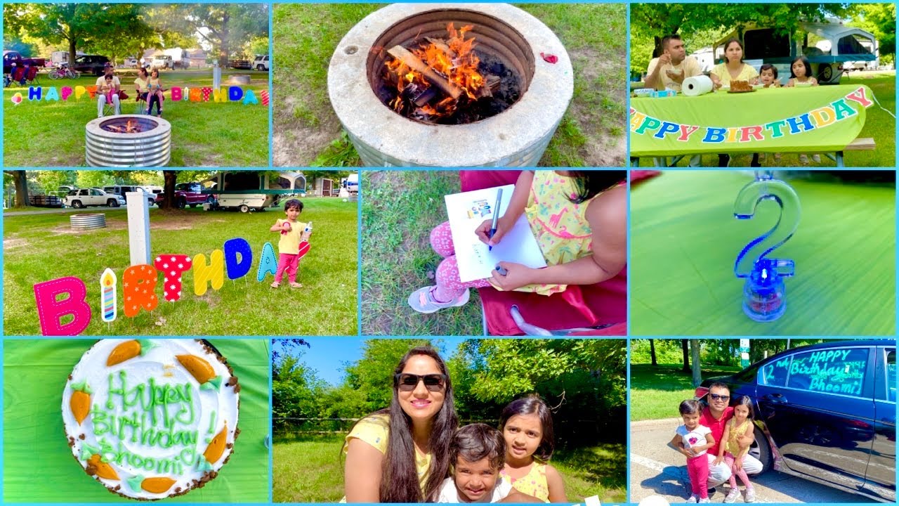 🎊🎂Bhoomi’s Special Outdoor 2nd BIRTHDAY CELEBRATION Idea at The Camp Site 🏕 Hope you Relate VLOGS