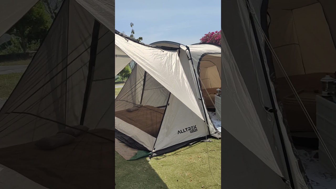 Setup tenda Alltrek Eclipta #camping #glamping #travel  #nature #adventurecamp #familycamp #alltrek