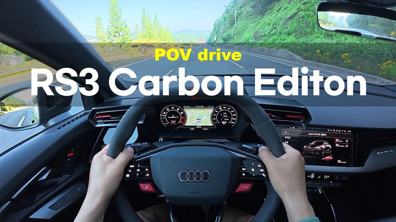 2026 Audi RS3 Carbon Edition POV drive