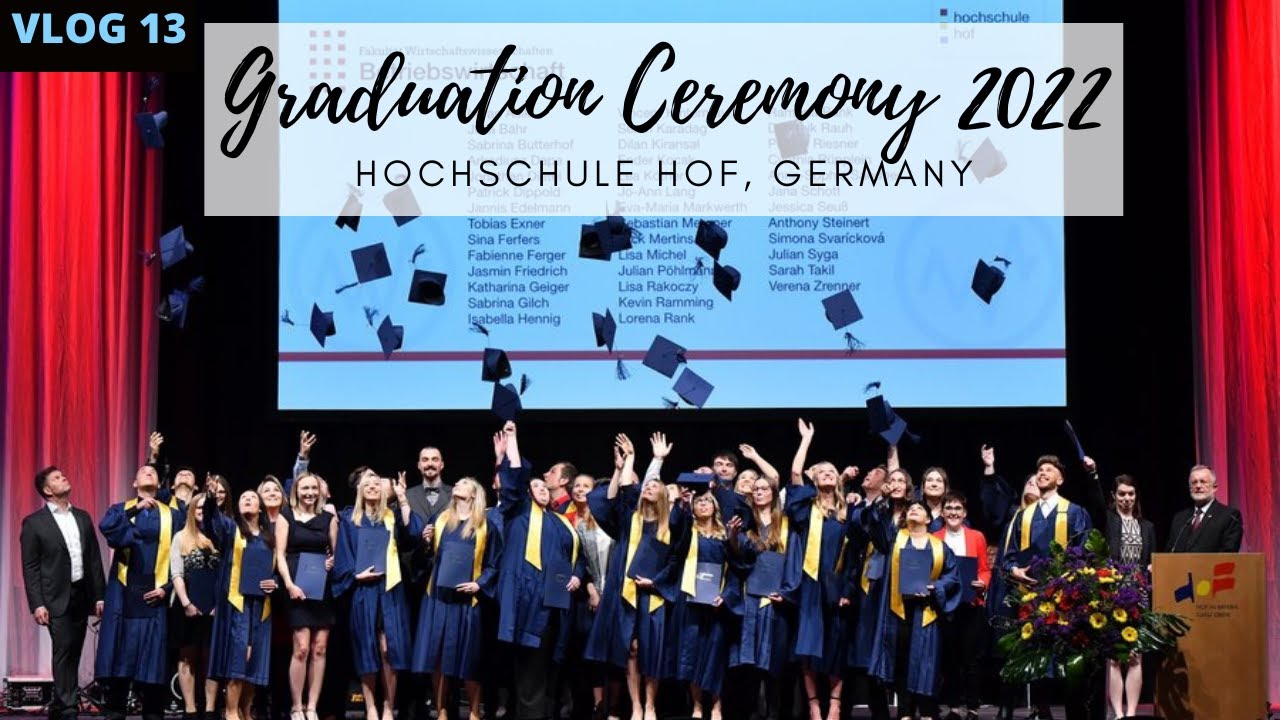 Convocation Ceremony @Hof University 2022 | Vlog by Indian student in Germany