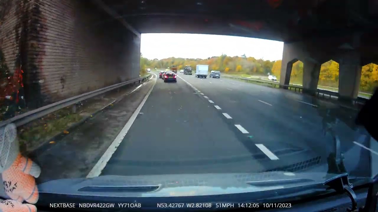 Dashcam Merseyside Police Training Accident (10/11/2023)