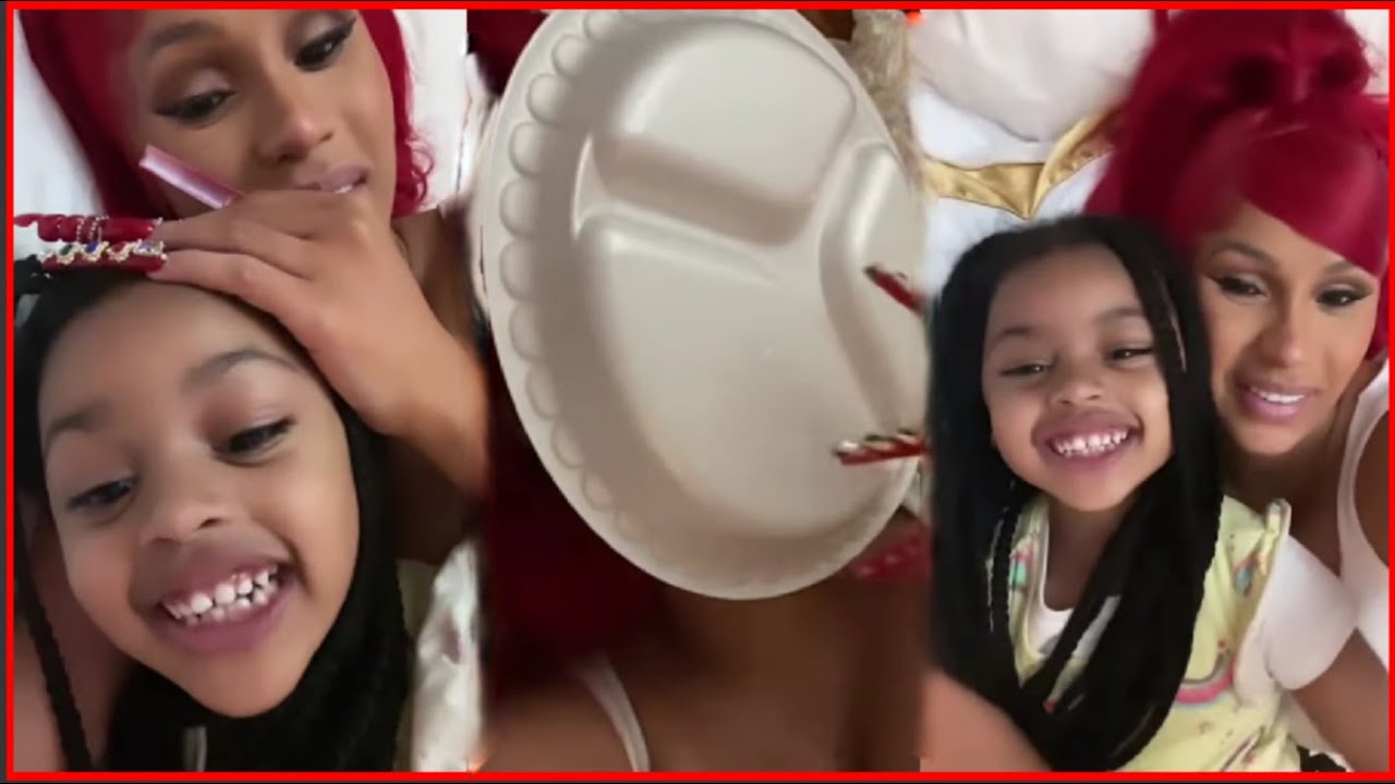 Cardi B & Kulture LIVE Карди выглядит ХОРОШО и является ОТЛИЧНОЙ матерью