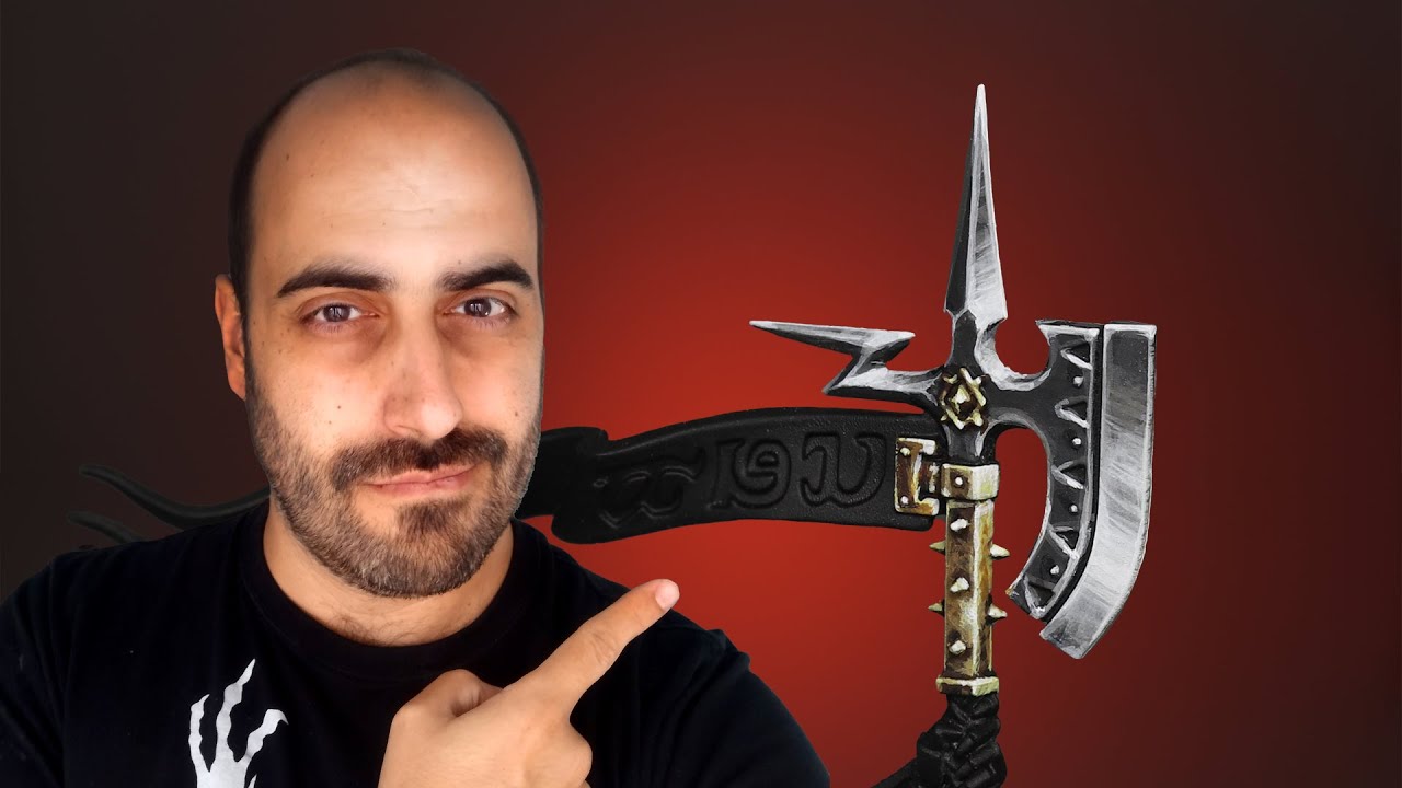 Everyone does a NMM sword, I painted an AXE!