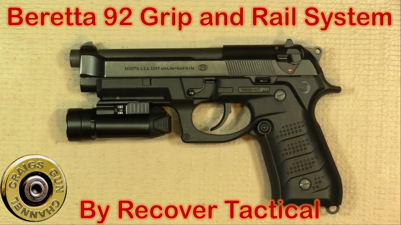 Beretta 92 Rail System by Recover Tactical