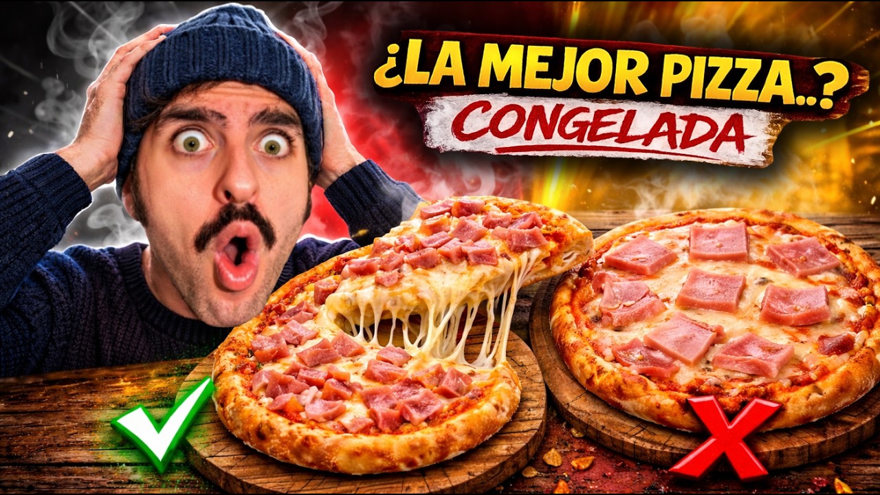 LA MEJOR PIZZA CONGELADA de SUPERMERCADO 🍕 | Cata a ciegas REAL