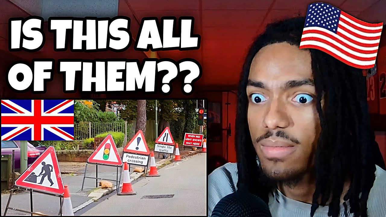 AMERICAN REACTS To 100 UK Road Signs!