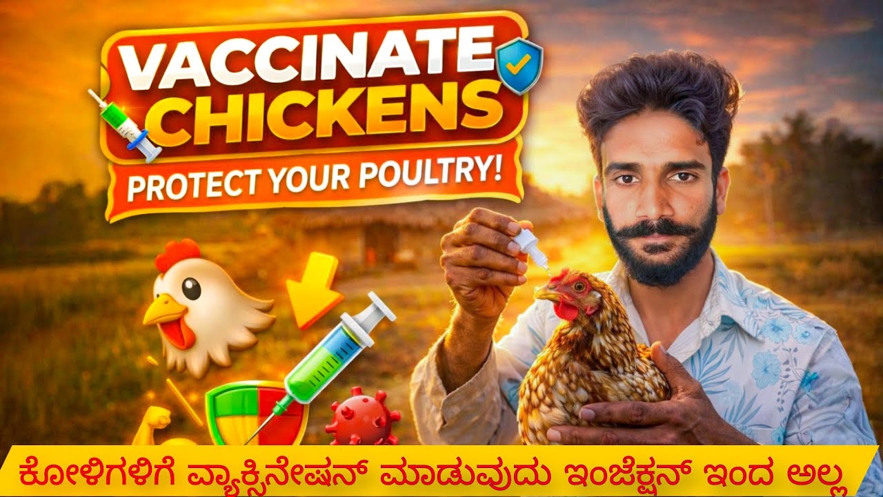 ನಾಟಿ ಕೋಳಿ ಸಾಯ್ಬಾರ್ದಾ? 💉 ವ್ಯಾಕ್ಸಿನ್ ಹಾಕೋ ಸರಿಯಾದ ವಿಧಾನ – ಹಳ್ಳಿ ಸ್ಟೈಲ್‌ನಲ್ಲಿ!#appajifarm 