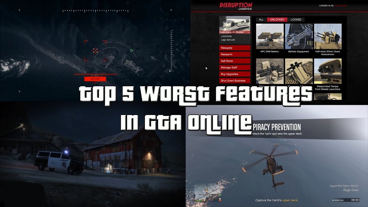 Top 5 Worst Features Added to GTA Online