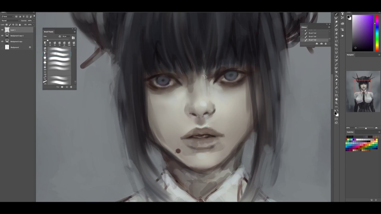 demonstrating my current fav brushes and download