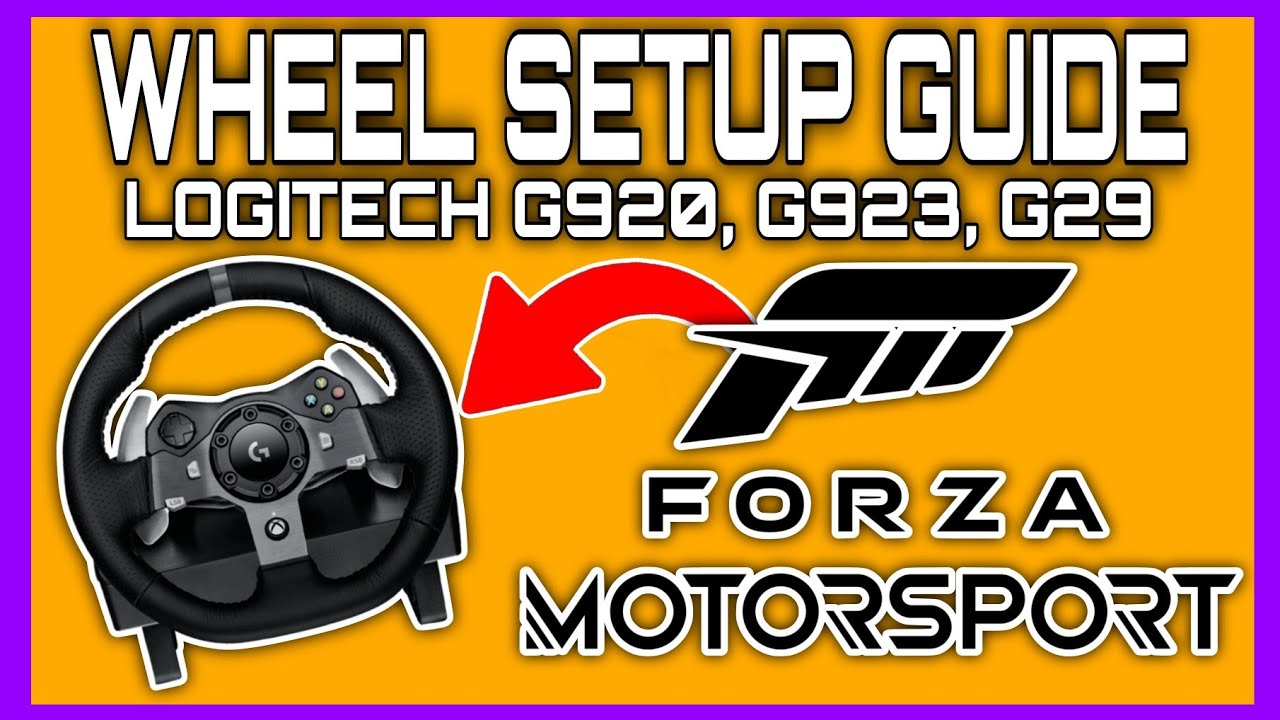 НАСТРОЙКИ РУЛЯ Logitech G920 — Forza Motorsport