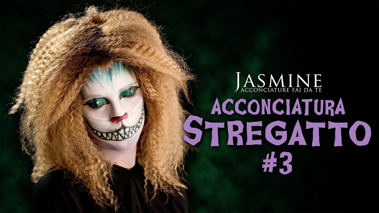 Come fare il frisè - Stregatto | Come acconciarsi per Halloween | Le Acconciature di Jasmine
