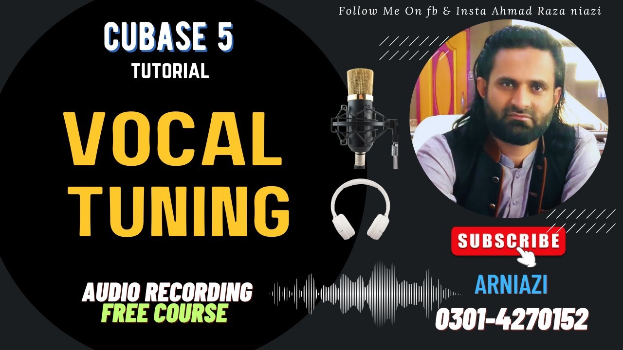 How To Tune Vocal In Cubase 5 | Technical Arniazi