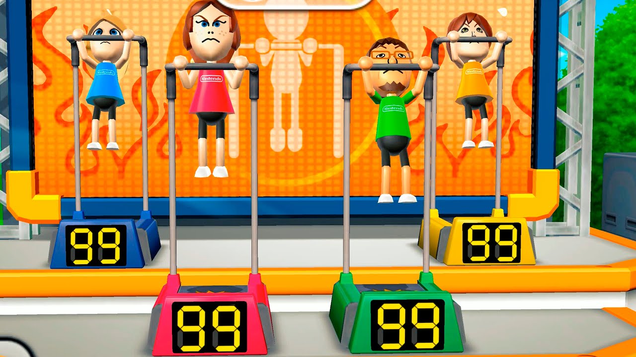 Wii Party - Spin Off - Peach Vs Giovanna Vs Daisuke Vs Emily