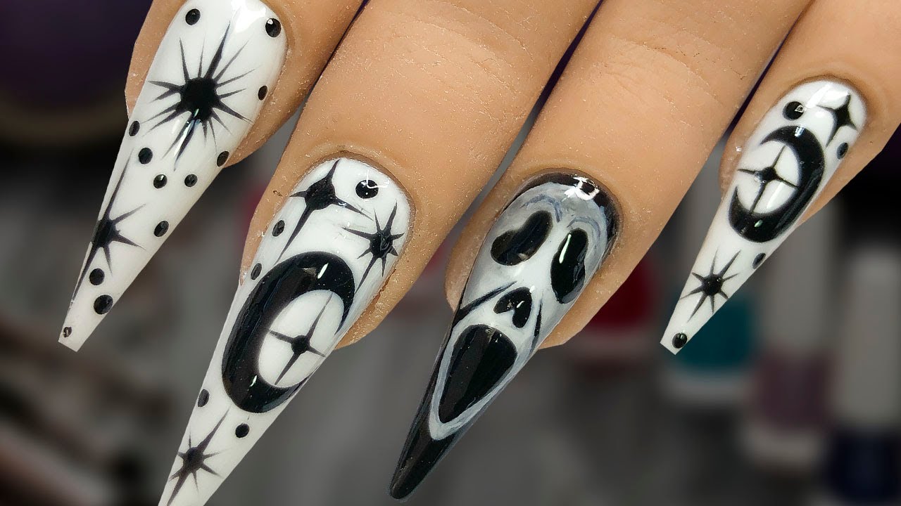 DECORACIÓN DE UÑAS PARA HALLOWEEN TENDENCIAS INSTAGRAM 👻🕷🎃