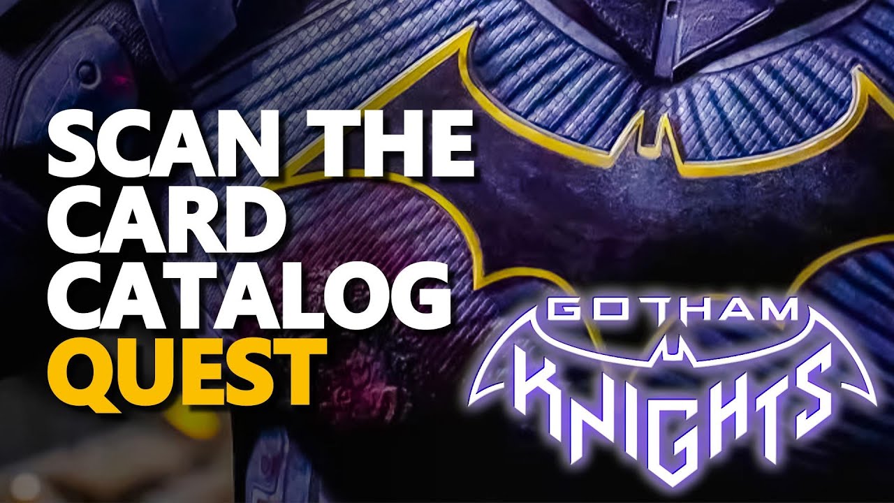 Scan the Card Catalog Gotham Knights